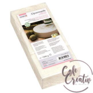 Seifenmasse opak mit Olivenöl