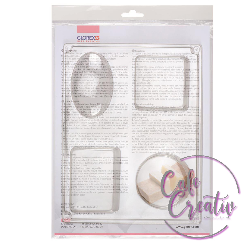 Seifengiessform Grundformen CafeCreativ.ch