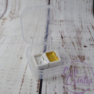 Mini metallic Aquarellfarben CafeCreativ.ch Gold und Silber