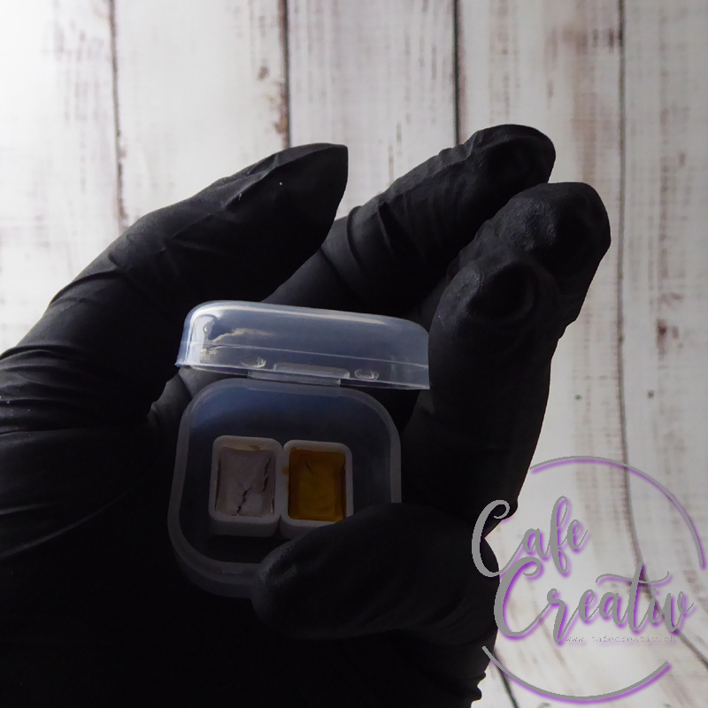 Mini metallic Aquarellfarben CafeCreativ.ch Gold und Silber