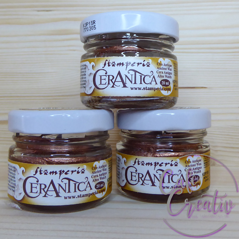 Stamperia Cernatica Antikwachs CafeCreativ.ch Kupfer