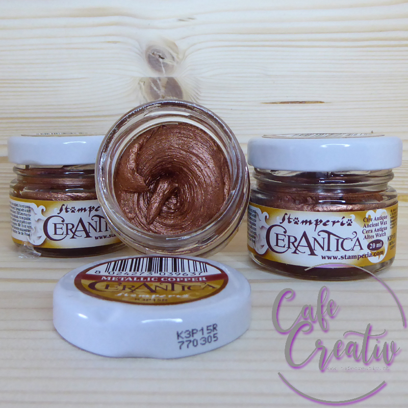 Stamperia Cernatica Antikwachs CafeCreativ.ch Kupfer