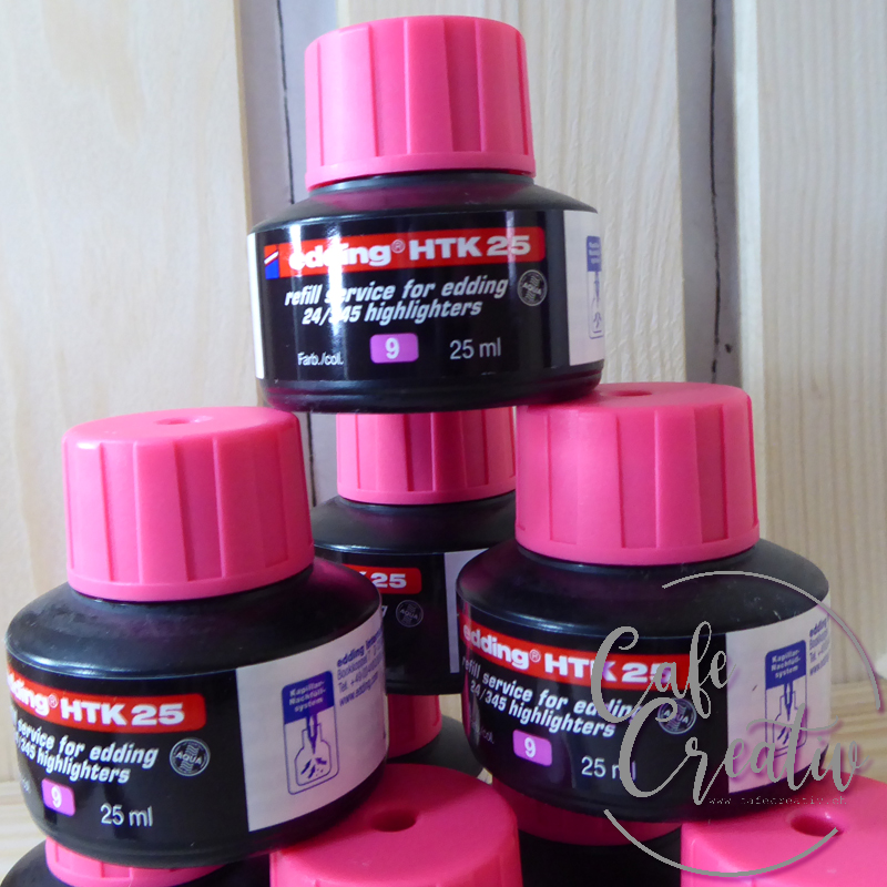 Edding Leuchtmarker Nachfülltinte CafeCreativ. ch Farbe: Neonpink
