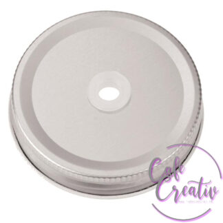 Strohhalmdeckel CafeCreativ.ch Einmachglas-Trend