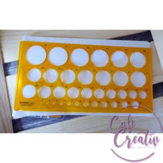 Zeichenschablone CafeCreativ.ch Kreise 1mm - 35mm