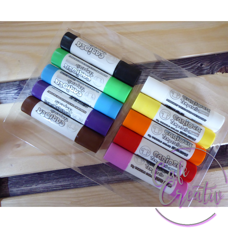 Carioca Temporello shoppen im CafeCreativ.ch die kuhlen Textilmalfarben